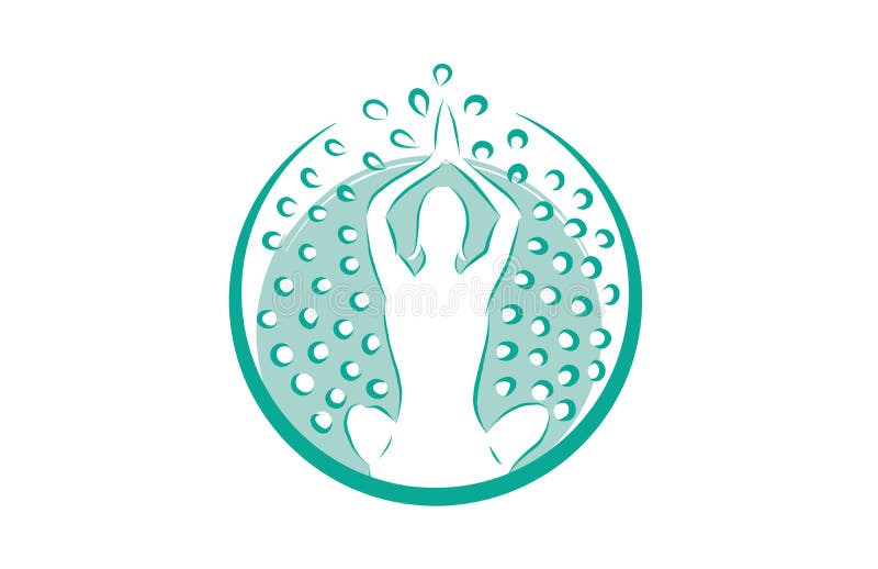 Logo di yoga - modello di progettazione La sanità, bellezza, stazione termale, si rilassa, meditazione, icona di concetto di nirv illustrazione di stock Logo di yoga - modello di progettazione La sanità, bellezza, stazione termale, si rilassa, meditazione, icona di concetto di nirv illustrazione di stock