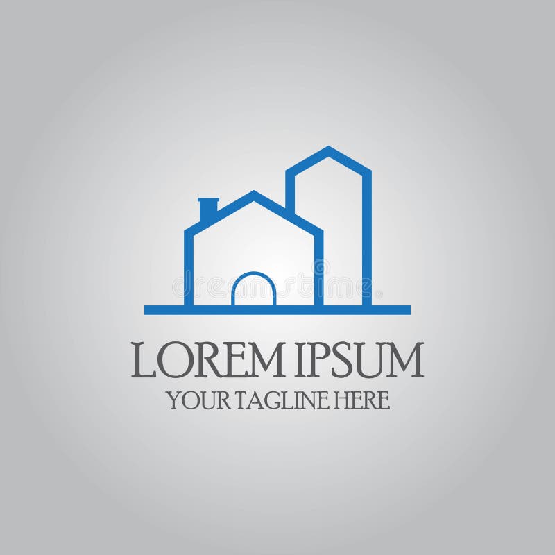 Logo domestico astratto illustrazione vettoriale Logo domestico astratto illustrazione vettoriale