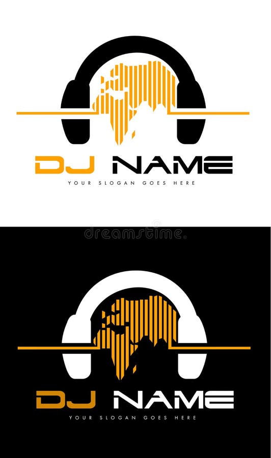 Logo du DJ illustration stock Logo du DJ illustration stock