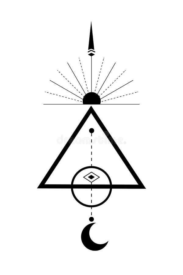 sacralité. un objet de maîtrise spirituelle. illustrations vectorielles  dans le style plat. une composition de talismans célestes magiques  mystiques alchimiques ésotériques avec des mains féminines, la lune, le  soleil et les étoiles.