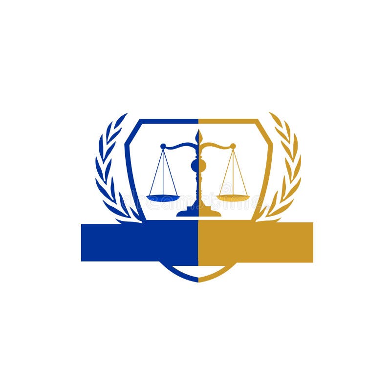 logo e icona dello studio legale e del difensore della giustizia