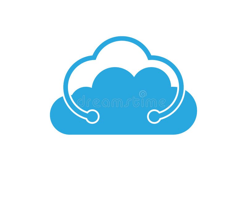 Logo e simbolo di dati dei server della nuvola royalty illustrazione gratis Logo e simbolo di dati dei server della nuvola royalty illustrazione gratis