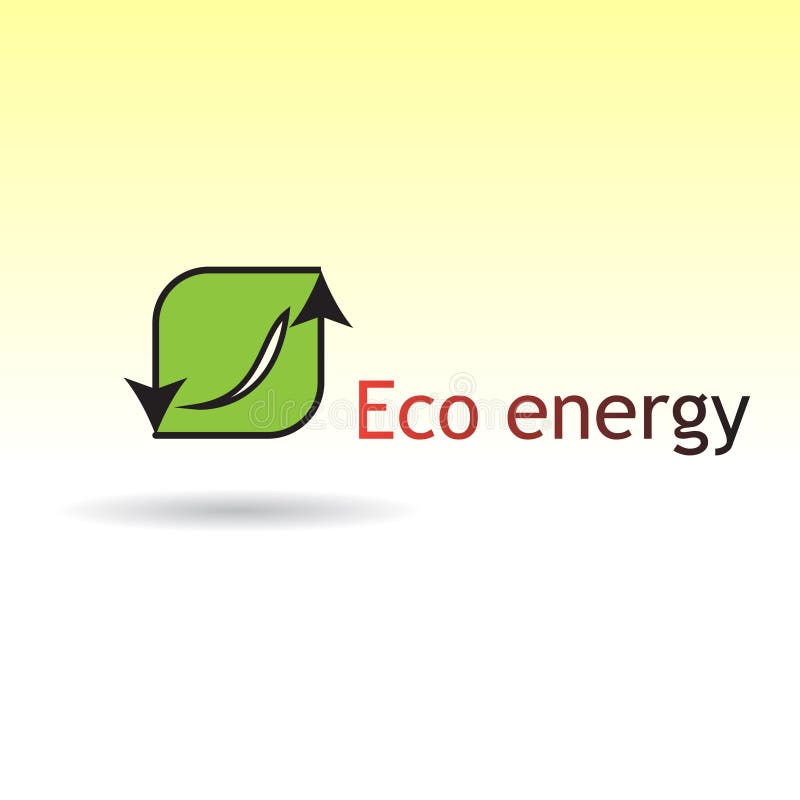 Logo eco energy stock vector. Illustration of green, innovation - 90024974