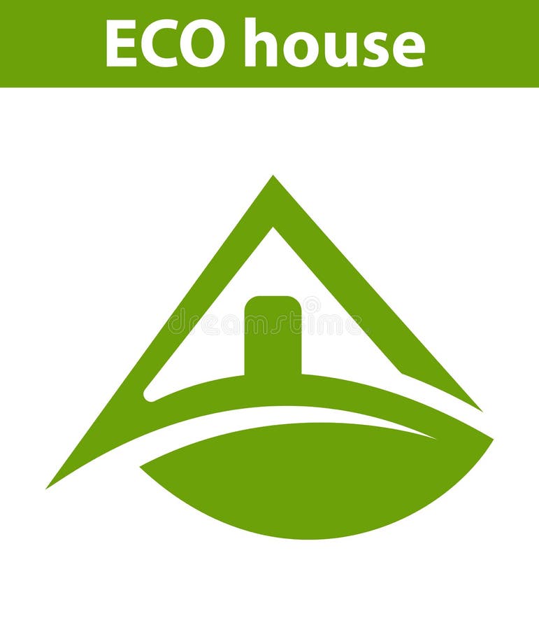 Logo Eco house stock vector. Illustration of house, environment 116123340
