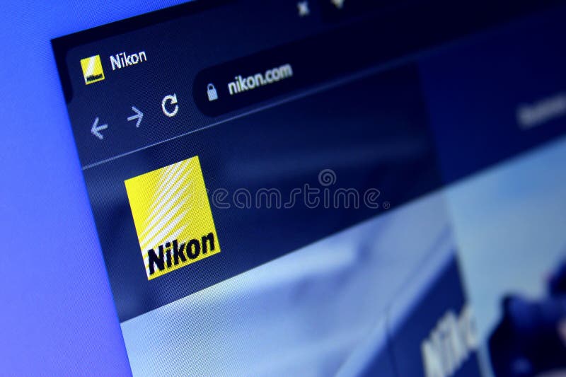 Nikon logo editorial stock image. Image of pentax, capture 298214609