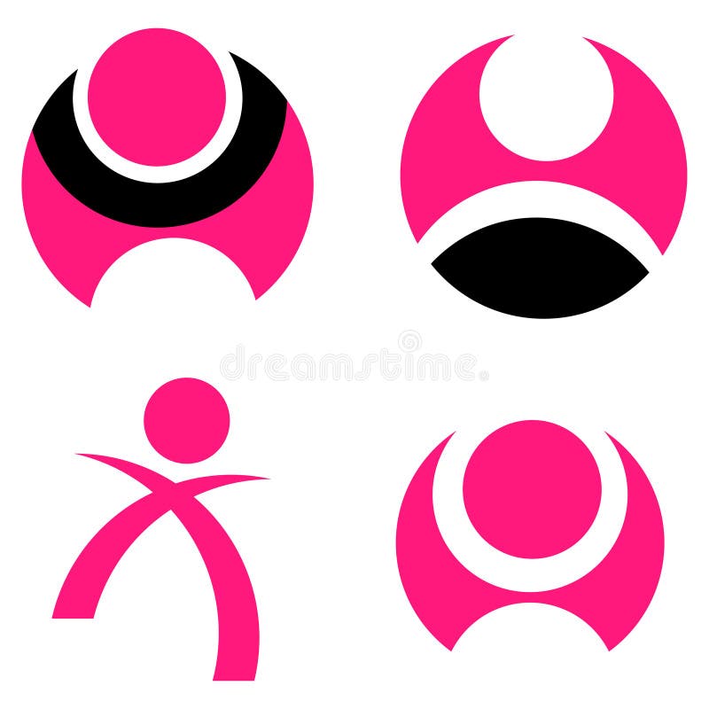 Logo elements stock illustration