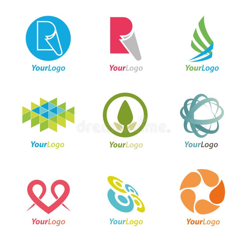 Logo Elements stock illustration Logo Elements stock illustration