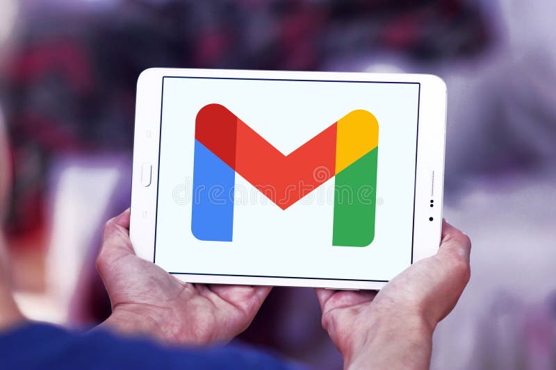 google Gmail app logo stock photo