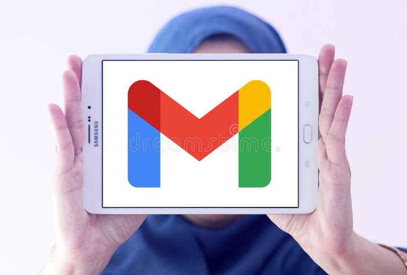 google Gmail app logo stock photo