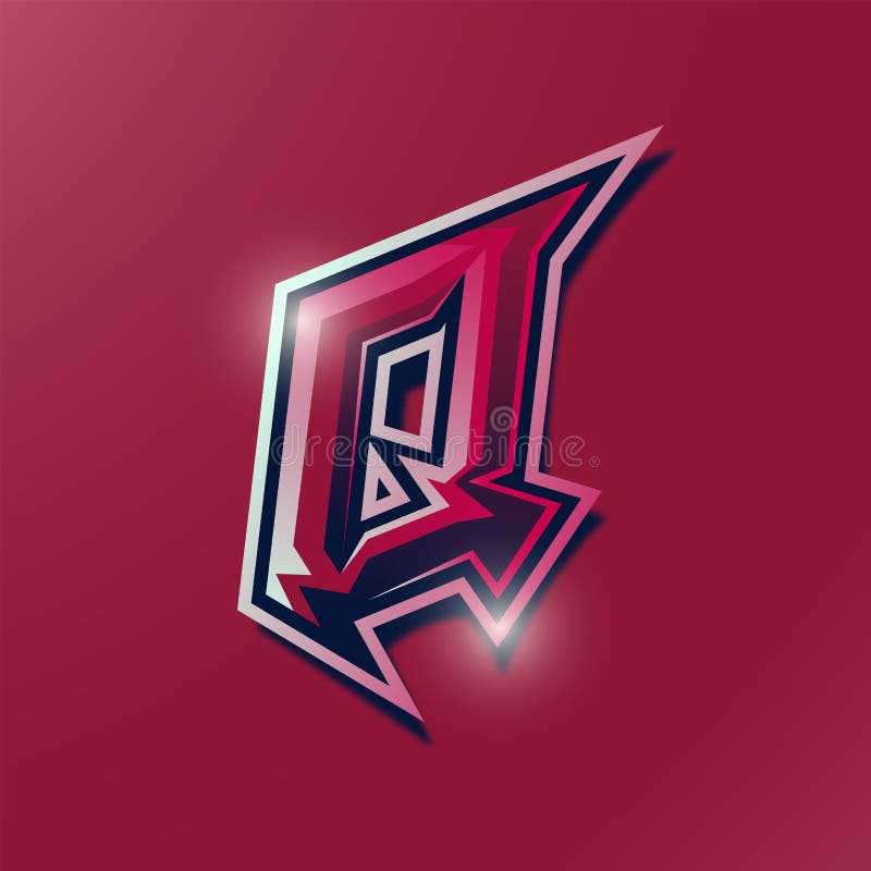 Logo Esport Q gaming logo stock vector. Illustration of emblem 192328609