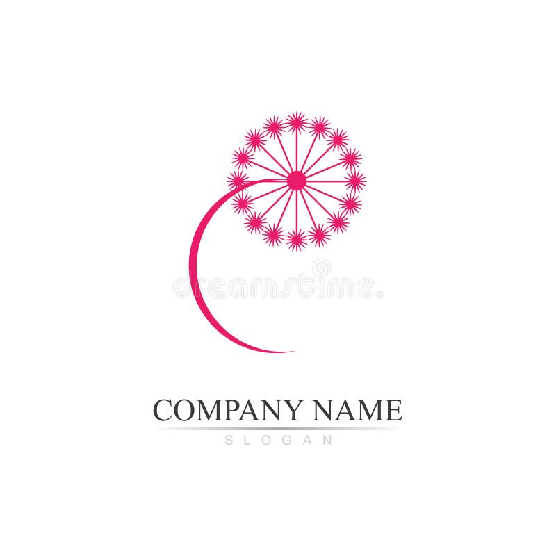 Logo Et Symbole Fleur Illustration Design Illustration de Vecteur ...