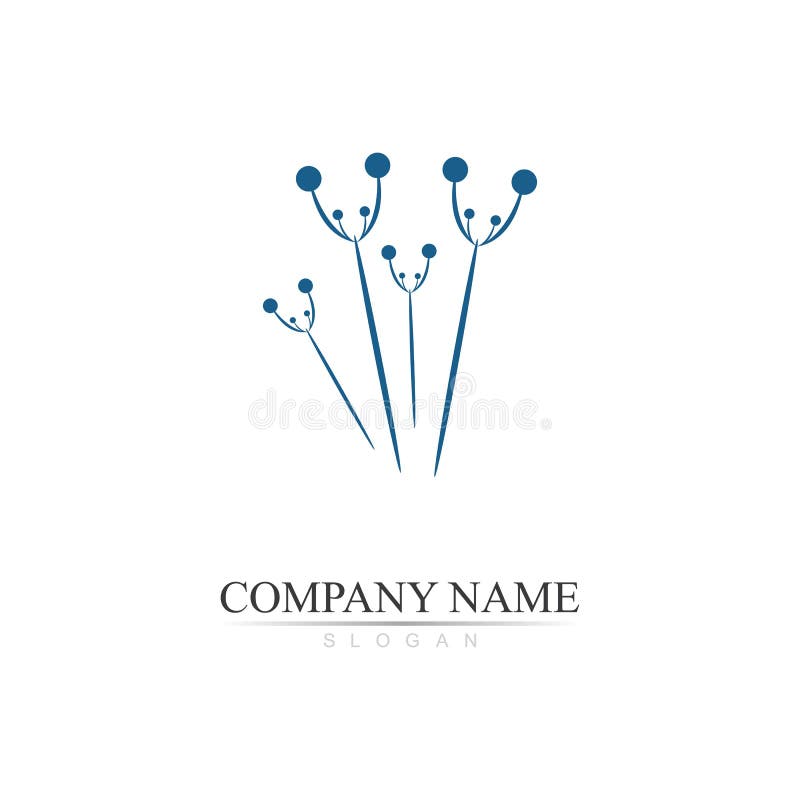 Logo Et Symbole Fleur Illustration Design Illustration de Vecteur ...