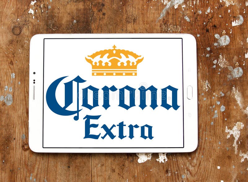 Logo extra della birra della corona