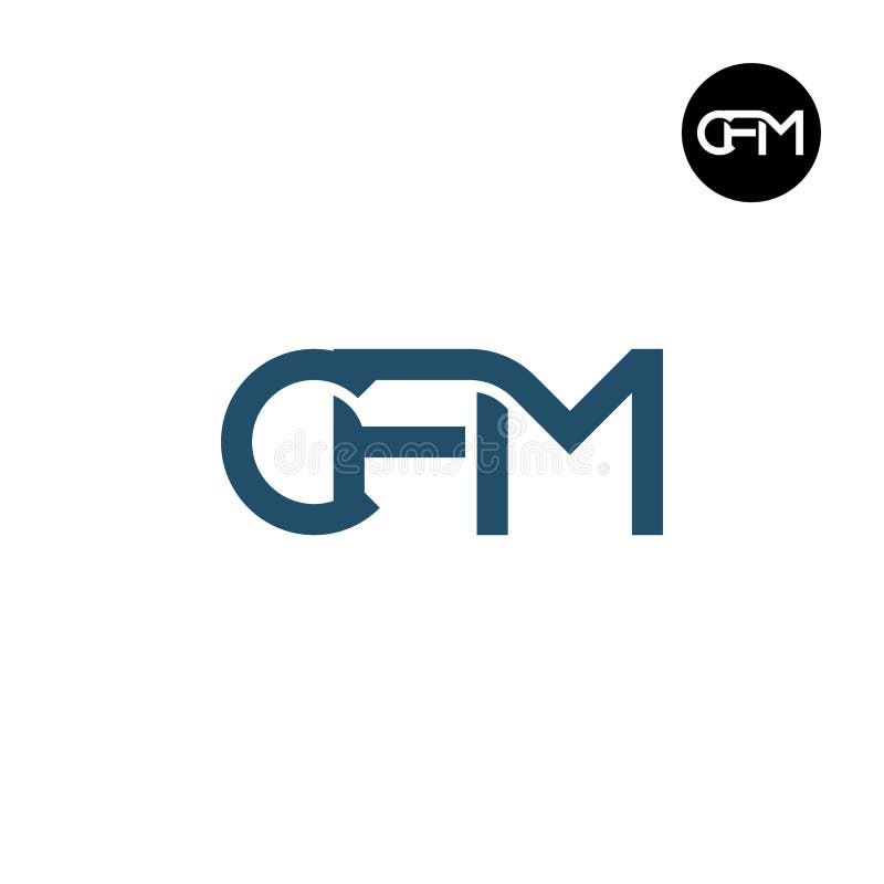 A logo that features the elements of Letter CFM Monogram Logo Design