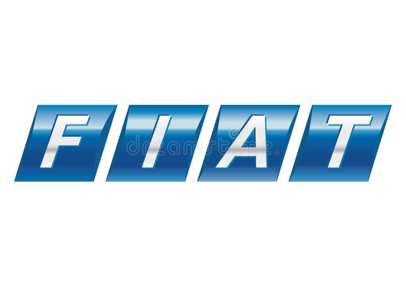 Logo Fiat Old editorial stock photo. Illustration of vehicles - 124367513