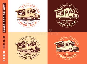Food Logos Truck Stock Illustrations – 124 Food Logos Truck Stock ...