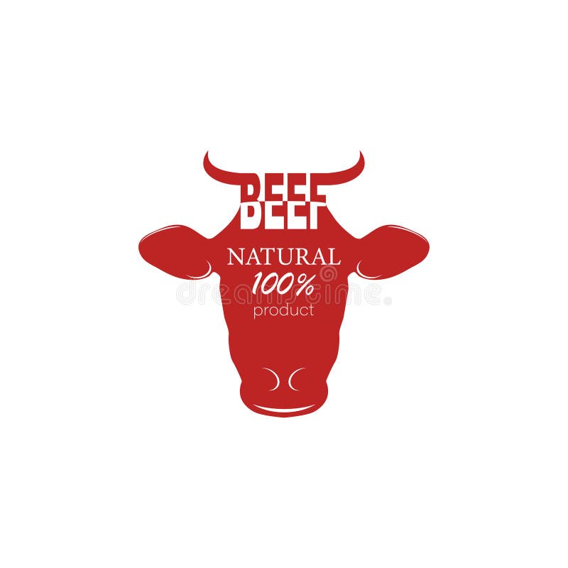 Beef logo stock illustration. Illustration of letters 13359913