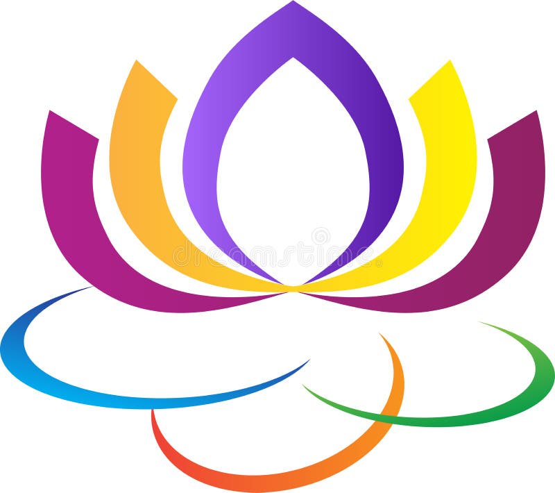 Logo för Lotus blomma Logo för Lotus blomma