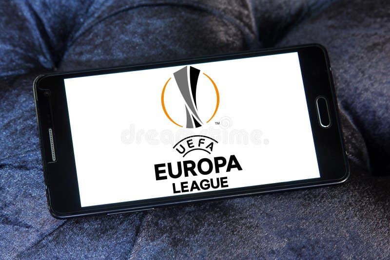 Logo för Uefa-europaliga arkivbilder