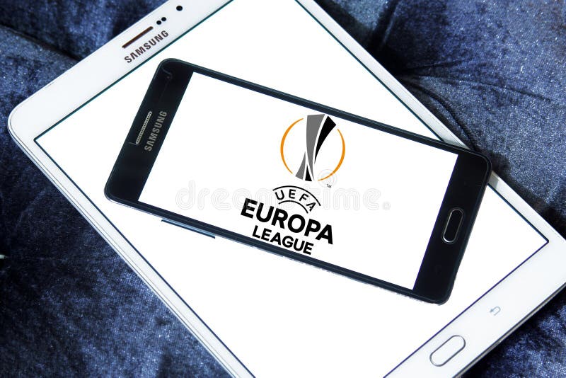 Logo för Uefa-europaliga royaltyfri fotografi