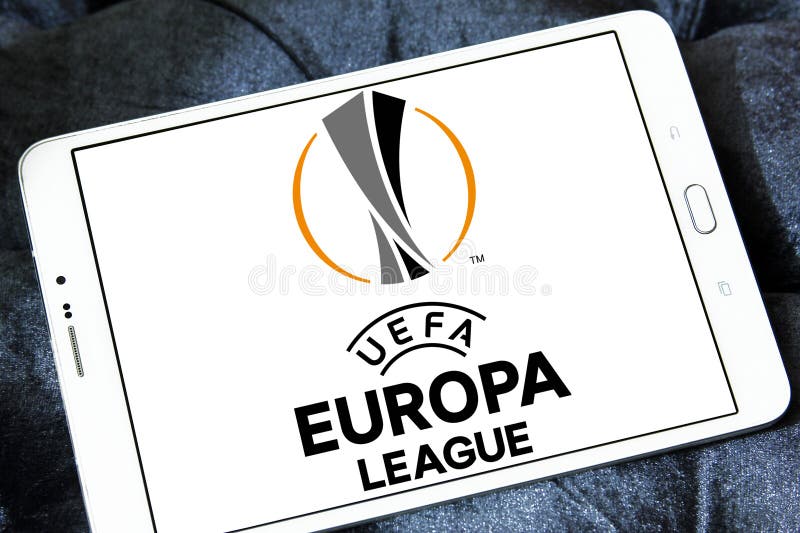 Logo för Uefa-europaliga arkivbilder