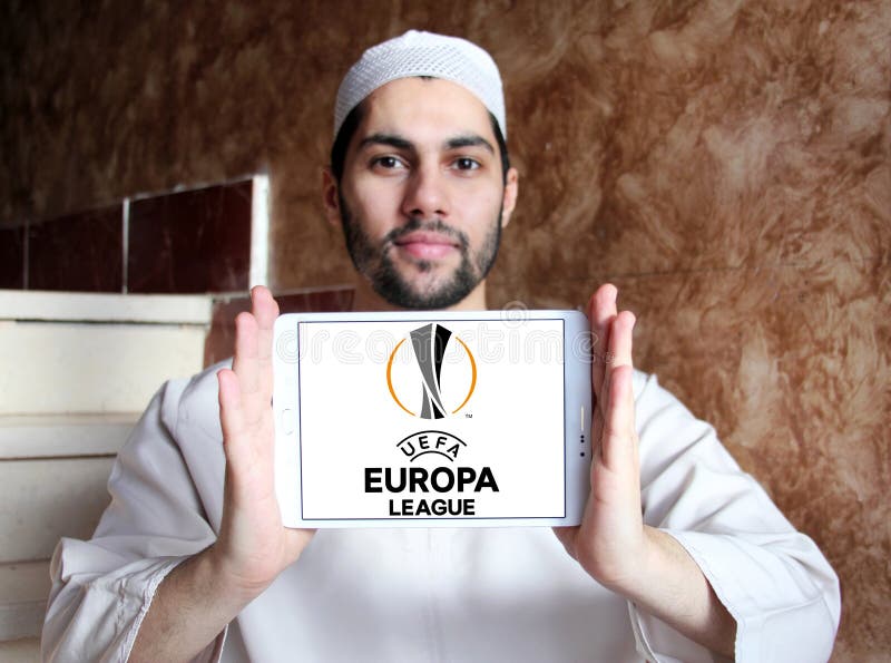 Logo för Uefa-europaliga arkivfoto