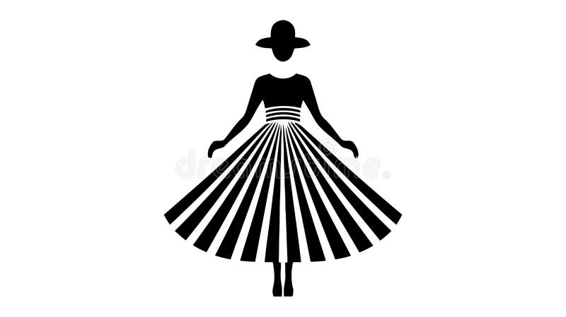 Logo für schwarze Kleidung auf weißem Hintergrund.