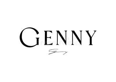 Genny Logo Stock Illustrations – 2 Genny Logo Stock Illustrations