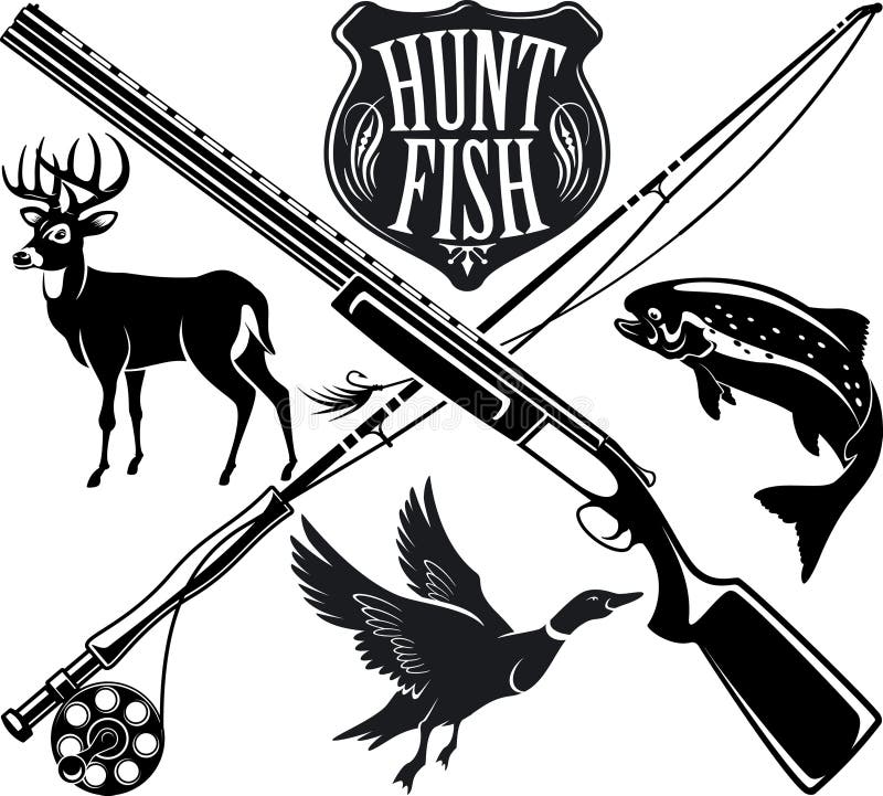 Logo godła łowieckiego i rybackiego