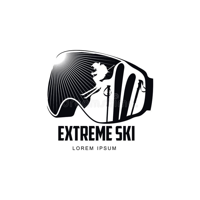 Couvre-masque de ski de conception propre avec logo ou écusson