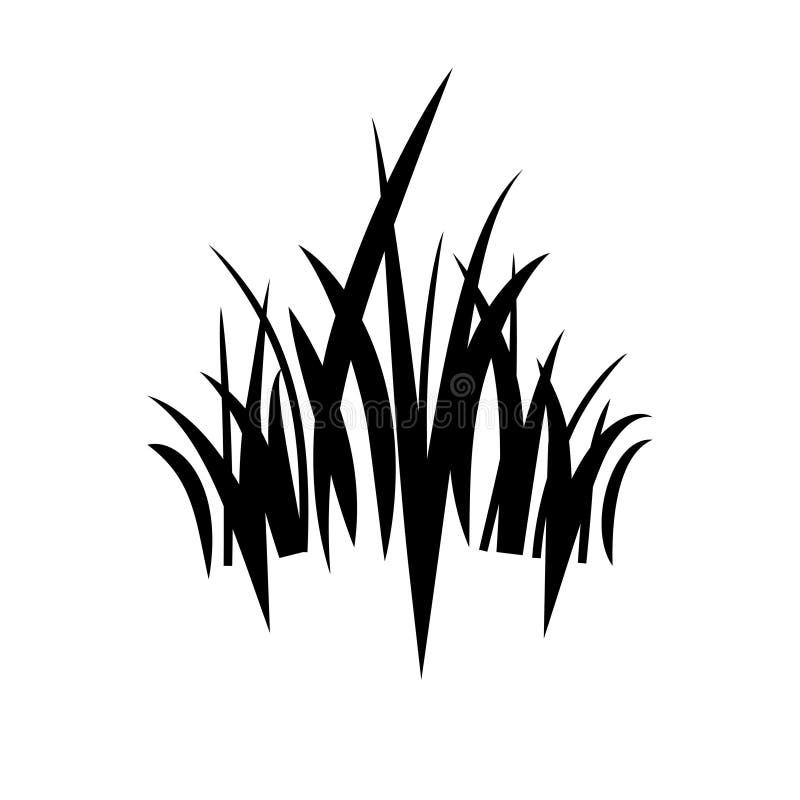 Logo grass icon stock vector. Illustration of beauty - 94479566