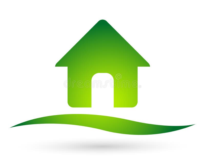 Logo home house, semplici icone piatte, illustrazioni vettoriali royalty illustrazione gratis