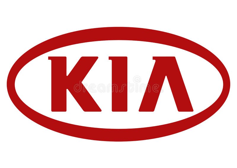 Logo Kia Motors editorial image. Illustration of color - 124808975