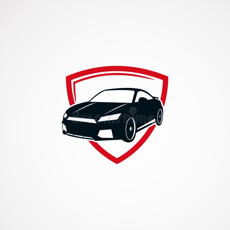 Logo-Konzept des Entwurfes des Autos sicheres, Ikone, Element und Schablone für Geschäft vektor abbildung Logo-Konzept des Entwurfes des Autos sicheres, Ikone, Element und Schablone für Geschäft vektor abbildung