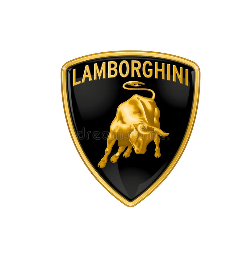 Logo Lamborghini editorial stock photo. Illustration of vector ...