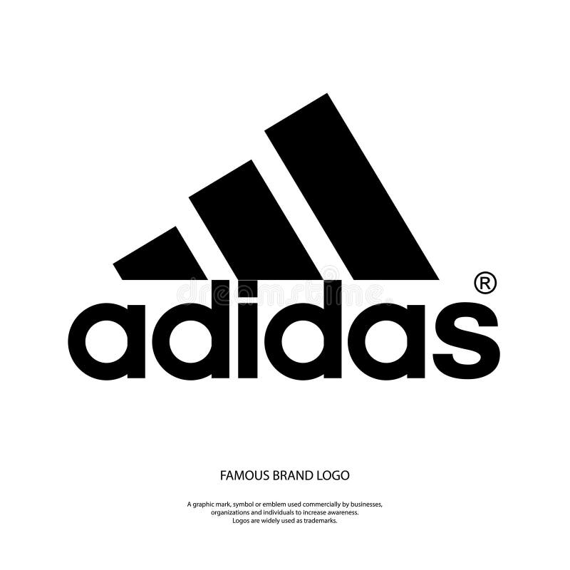 Logo of a Large International Company Adidas Editorial Stock Image -  Illustration of bavaria, fitness: 196990064
