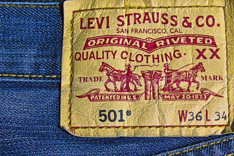 Logo Levi Strauss 501 editorial stock image. Image of levis - 20592704