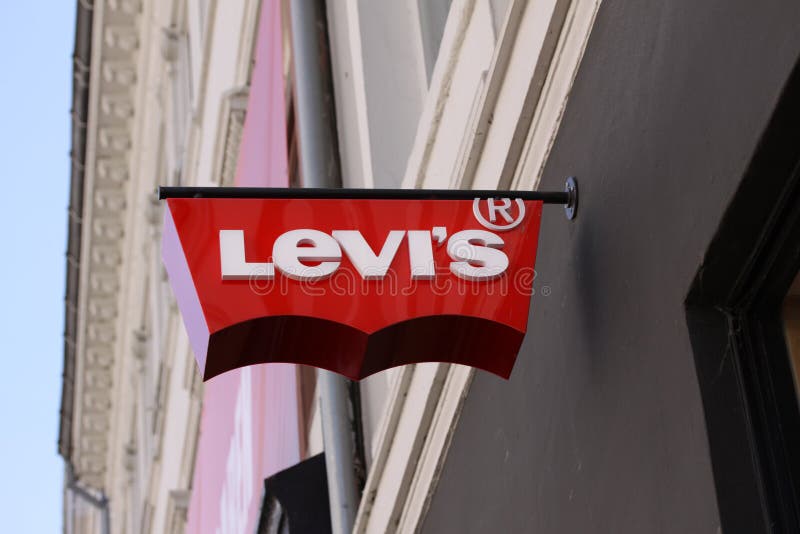 Logo of the Levis Levi Jeans Store. Levi Strauss Founded in 1853, is an  American Clothing Company Known Worldwide for Its Levi Str Editorial Photo  - Image of daytime, 1853: 119944351