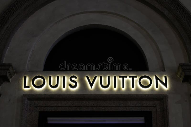 Logo de Louis Vuitton photo éditorial. Image du noir - 17109686