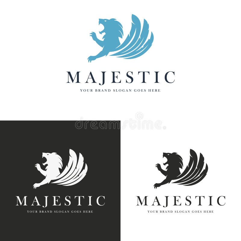 Logo maestoso del leone royalty illustrazione gratis Logo maestoso del leone royalty illustrazione gratis