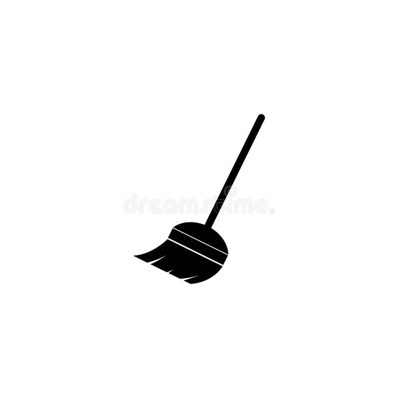 Logo miotły royalty ilustracja