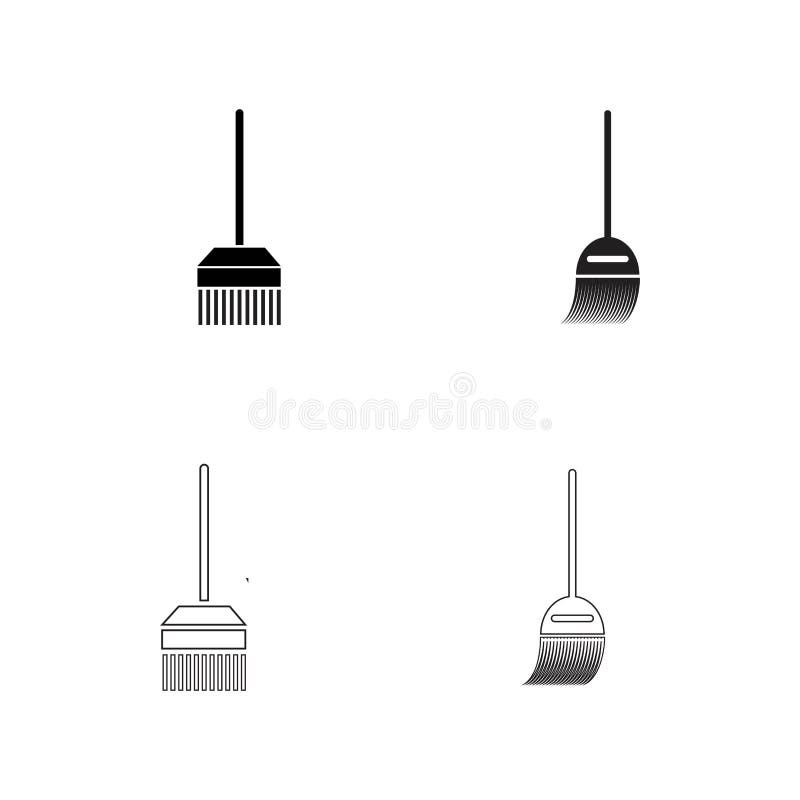 Logo miotły ilustracji