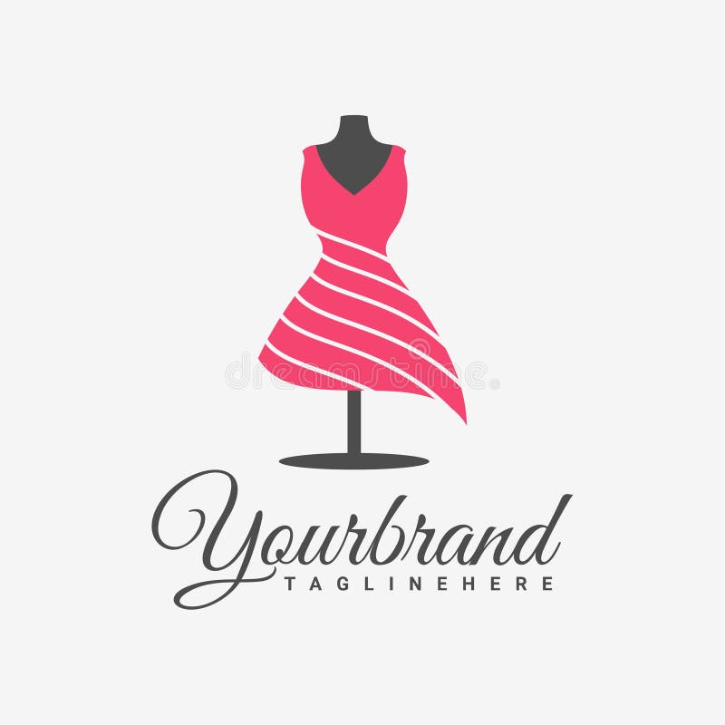 Logo 'odzież i moda' ilustracja wektor