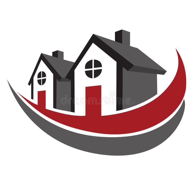 Logo pour les immobiliers d'affaires illustration libre de droits Logo pour les immobiliers d'affaires illustration libre de droits