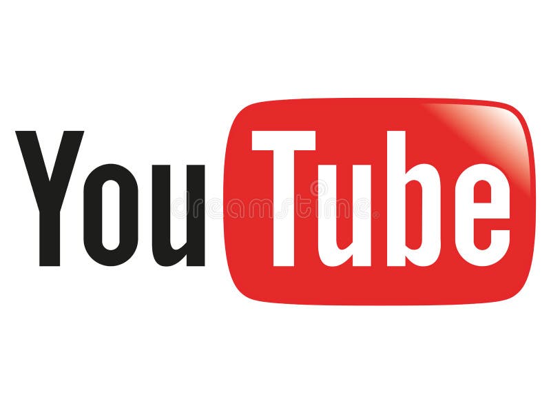 Logo Réseaux Sociaux Youtube illustration de vecteur
