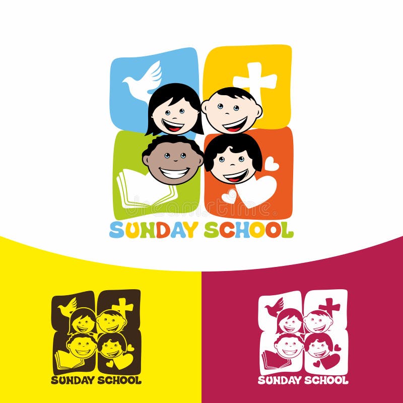 Logo Sunday-Schule Christliche Symbole Die Kirche von Jesus Christ