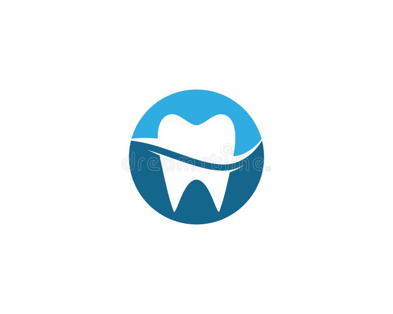 Logo Template dental ilustração do vetor Logo Template dental ilustração do vetor