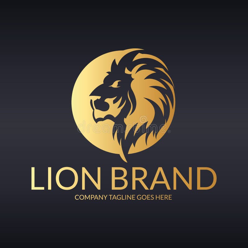 Lion Logo. Luxury Lion Brand Logo Stock Vector - Illustration of ...