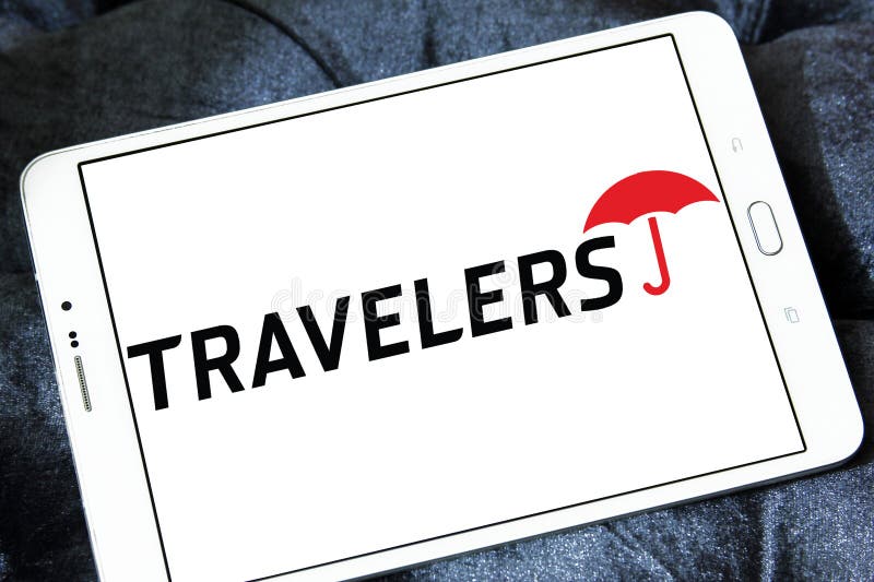 Logo of The Travelers Companies on samsung tablet. The Travelers Companies, Inc. is an American insurance company. Logo of The Travelers Companies on samsung tablet. The Travelers Companies, Inc. is an American insurance company