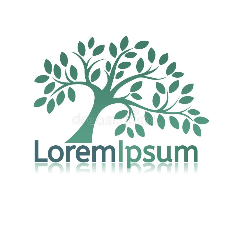 Logo tree stock illustration